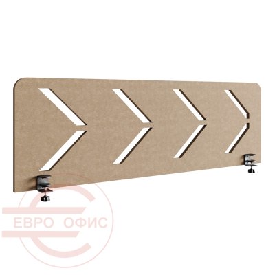 ACOH84 Экран для стола Стрелки ACOUSOUND, Евро Офис 800х9х400 мм. (Бежевый (AC-02))