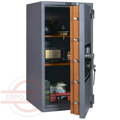 BANKER-M 1055 2K Взломостойкий сейф MDTB, два ключевых (Графит структурированный)