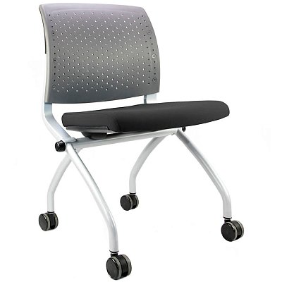 CH0015Z Кресло для посетителя VIM Fursys, обивка ткань (Красное (D643))