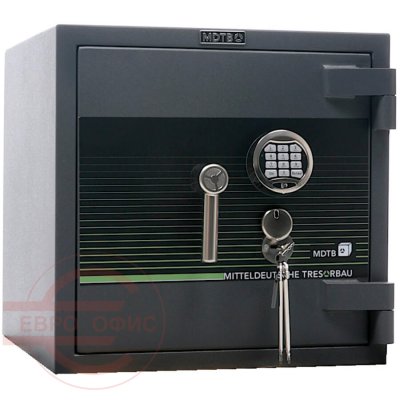 FORT-M 50 EK Взломостойкий сейф MDTB, электронный кодовый + ключевой (Графит структурированный (RAL 7024))