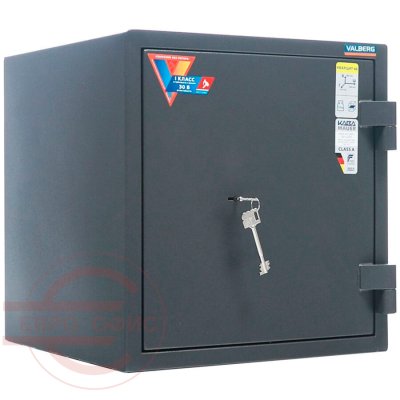 КВАРЦИТ.46 Взломостойкий сейф VALBERG, ключевой (Графит структурированный (RAL 7024))