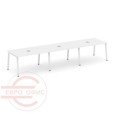 SN-6A.SPRG-021 Стол для переговоров RIVA Style Project (Белый/Металл Белый)