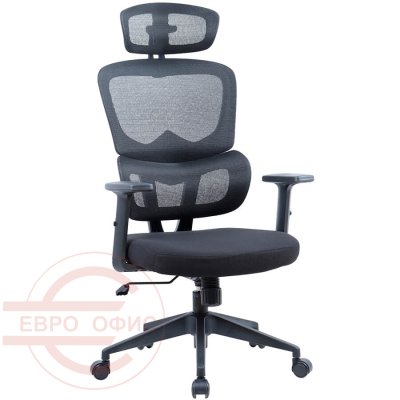 CH560 Кресло для руководителя  Chairman, обивка сетка / ткань (Черный)