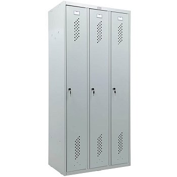 LS-31 Шкаф для одежды и сумок ПРОМЕТ, ключевой (Серый полуматовый (RAL 7038))