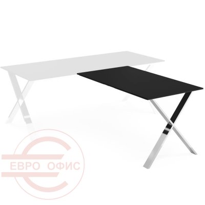 107 301 Брифинг-приставка Profoffice ANCONA (Черный)