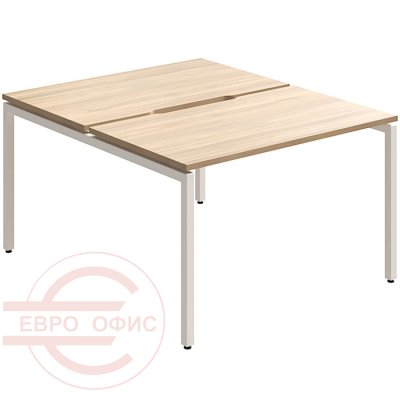 RM-4.2(x2)+F-44 Стол на металлокаркасе Мебель Стиль Rio Project (Швейцарский вяз MS)