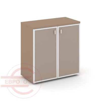 ES.ST-3.2R U Шкаф низкий широкий RIVA Estetica (Латте/Сатин матовый)