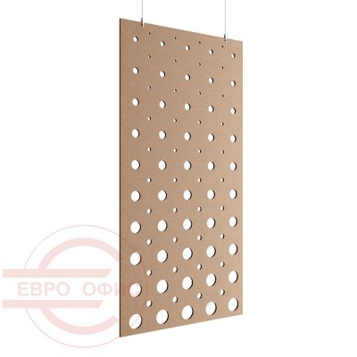ACO-C-9 Акустическая перегородка 1200*2400 Евро Офис (Бежевый (AC-02))