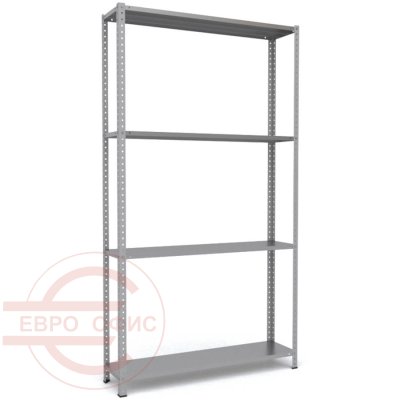MS-220x120x40 Металлический стеллаж ПРОМЕТ, 4 (Серый полуматовый (RAL 7038))