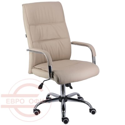 Bond (Бонд) TM Кресло для руководителя  EVERPROF, обивка экокожа (Бежевый)