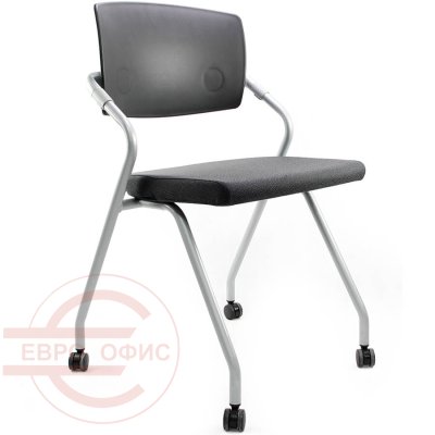 CHN0013MFZ Стул для посетителя P3 Fursys, обивка комбинированный (Серый)