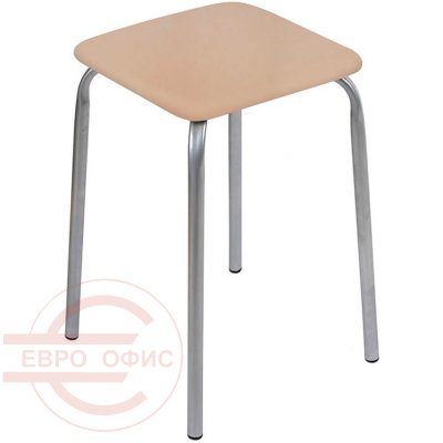 ТЭЗ Табурет  Евро Офис, обивка иск. кожа (Бежевый)