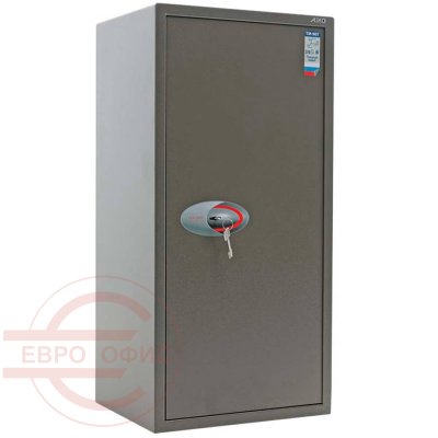 TM-90T Мебельный сейф AIKO, ключевой (Оттенок коричневого с эффектом молотковой эмали)