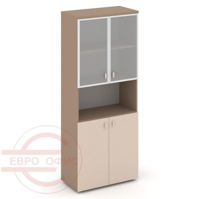 ES.ST-1.4R Шкаф высокий широкий RIVA Estetica (Латте/Капучино)
