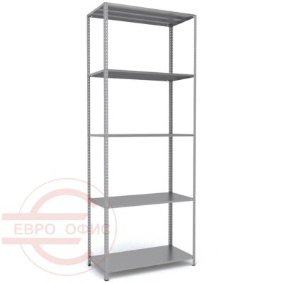 MS-310x120x60 Металлический стеллаж ПРОМЕТ, 5 (Серый полуматовый (RAL 7038))