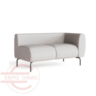 ФД-2Б Диван модуль двухместный левый Фолд (Бежевый (Laguna 290))