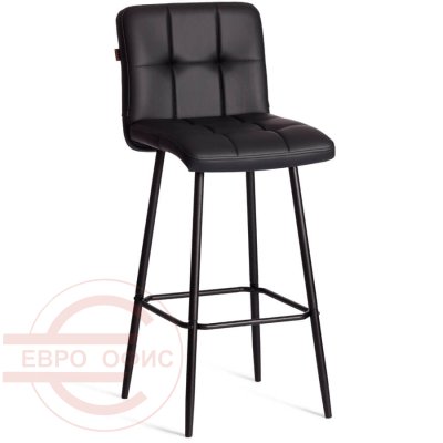 Medeo/Медео Стул для посетителя  TetChair, обивка экокожа (Черный)