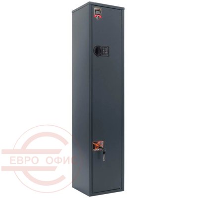 ЧИРОК 1328 EL Оружейный сейф AIKO, электронный кодовый + ключевой (Графит структурированный)