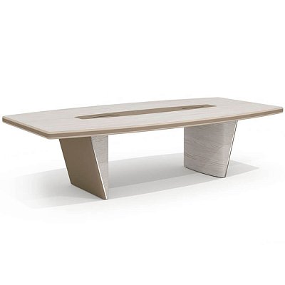 NT-280 Конференц-стол Мебель Стиль New.Tone (Дуб серебристый / стоун)