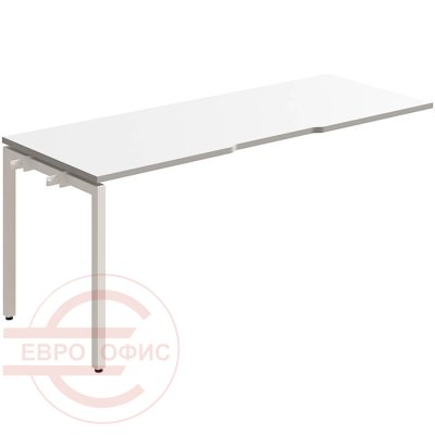 RM-1.2+F-39 Стол на металлокаркасе Мебель Стиль Rio Project (Белый MS)
