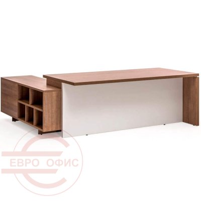 105 Стол на опорной тумбе 243 Profoffice Terra (Капучино)