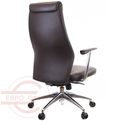 LONDON Кресло для руководителя  EVERPROF, обивка экокожа (Коричневый)