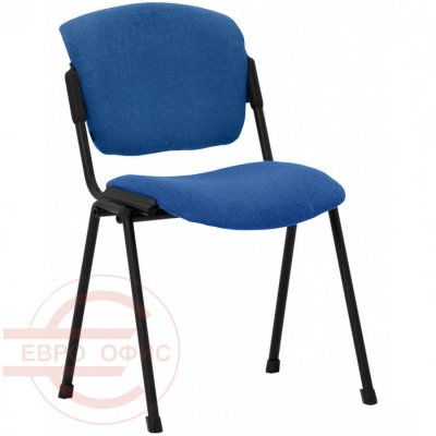 Эра Стул для посетителя  Евро Офис, обивка ткань (Синий (С-6))
