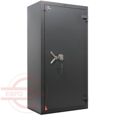 ФОРТ 1685 EL Взломостойкий сейф VALBERG, электронный кодовый + ключевой (Графит структурированный)