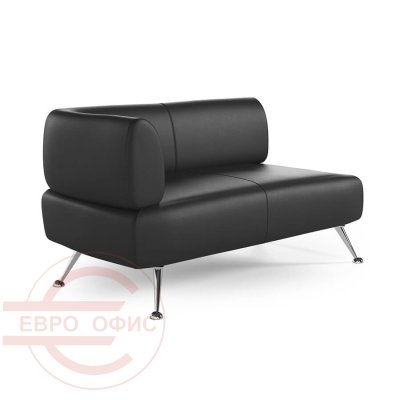 В-7 Диван-модуль двухместный правый Вейт Про (Черный (Oregon 16))