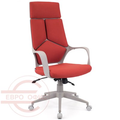 TRIO Grey TM Кресло для руководителя  EVERPROF, обивка ткань (Красный) TRIO Grey TM Кресло для руководителя  EVERPROF, обивка ткань (Красный)