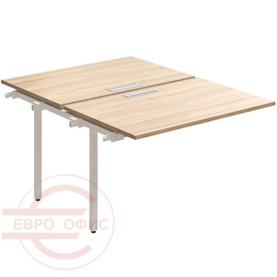 RP-4.1(x2)+F-64 Стол на металлокаркасе Мебель Стиль Rio Project (Швейцарский вяз MS)