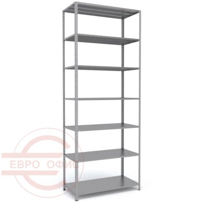 MS-310x120x60 Металлический стеллаж ПРОМЕТ, 7 (Серый полуматовый (RAL 7038))