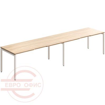 RP-1.2(x2)+F-35 Стол на металлокаркасе Мебель Стиль Rio Project (Швейцарский вяз MS)