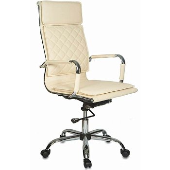 CH-991 Кресло для руководителя  Бюрократ, обивка экокожа (Чёрный)