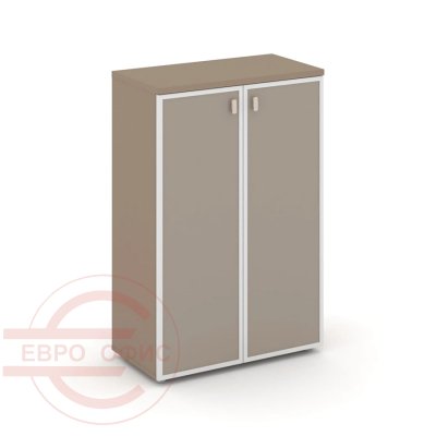 ES.ST-2.4R U Шкаф средний широкий RIVA Estetica (Латте/Лакобель umbra)