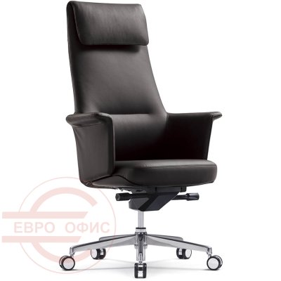 CH5400Z Кресло для руководителя CELIOS Fursys, обивка кожа (Серо-коричневый (L735B))