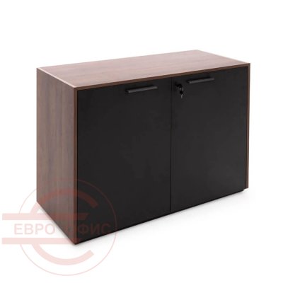 108 501 KR/BL Греденция 2 двери Profoffice MURANO (Кальяри / черный)