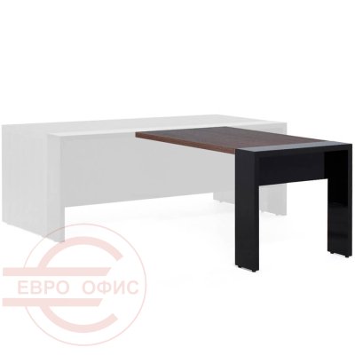 401 Брифинг-приставка Profoffice Lava (Табак, черный глянец)