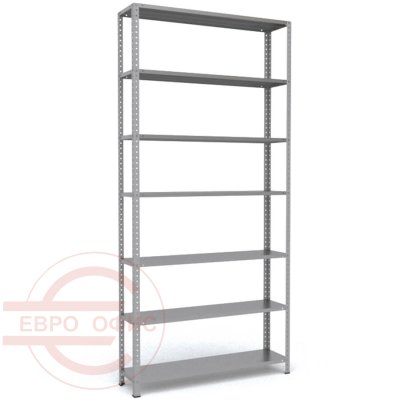 MS-255x120x30 Металлический стеллаж ПРОМЕТ, 7 (Серый полуматовый (RAL 7038))