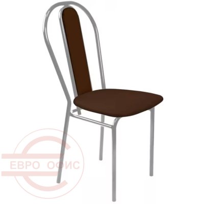 СТ3 Стул обеденный  Евро Офис, обивка экокожа (Коричневый)