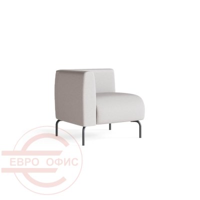 ФД-1В Кресло модуль правый Фолд (Бежевый (Laguna 290))