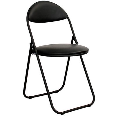 Golf Black Стул для посетителя  Евро Офис, обивка экокожа (Чёрный)