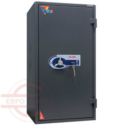 ГАРАНТ 95 T Огневзломостойкий сейф VALBERG, ключевой (Графит структурированный (RAL 7024))