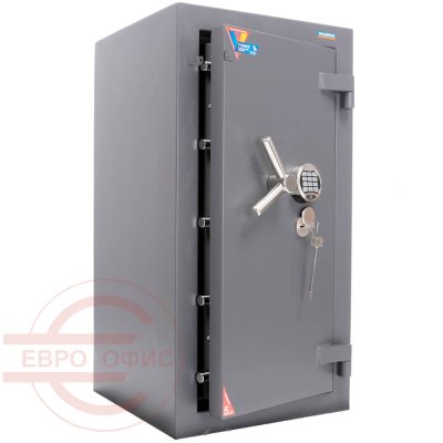 АЛМАЗ 99 EL Взломостойкий сейф VALBERG, электронный кодовый + ключевой (Графит структурированный)