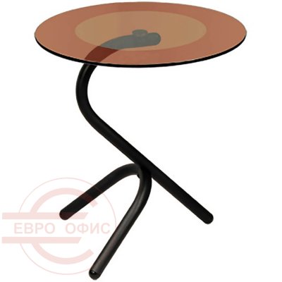 Дуэт 5 Журнальный стол Мебелик (Черный)