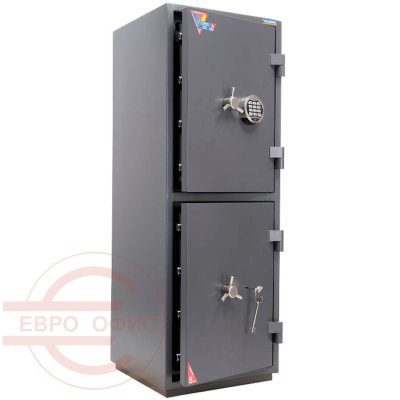 ГРАНИТ 120T/2 EL Взломостойкий сейф VALBERG, электронный кодовый + ключевой (Графит структурированный (RAL 7024))