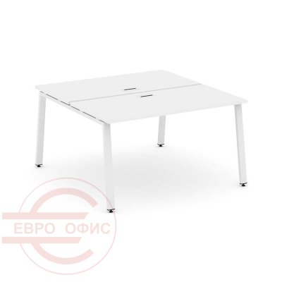 SN-6A.DRS-014 Рабочая станция двухсторонняя RIVA Style Project (Белый/Металл Белый)