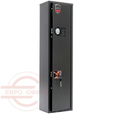 ЧИРОК 1018 EL Оружейный сейф AIKO, электронный кодовый + ключевой (Графит структурированный)