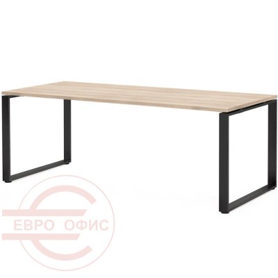 RO200 Стол Profoffice ROTONDA (Дуб светлый/Чёрный)