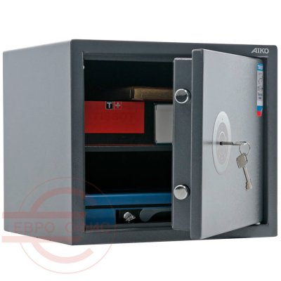 TSN 37 Мебельный сейф AIKO, ключевой (Графит структурированный (RAL 7024))